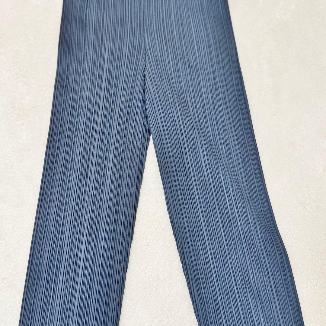 極美品✨PLEATS PLEASE オールインワン　ネイビー　ジップ　Mサイズ