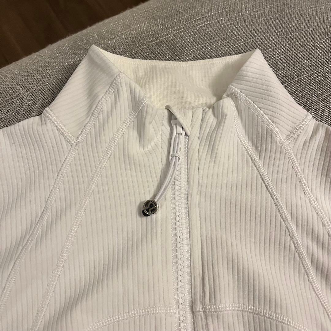 Lululemon ribbed define jacket Nulu サイズ8