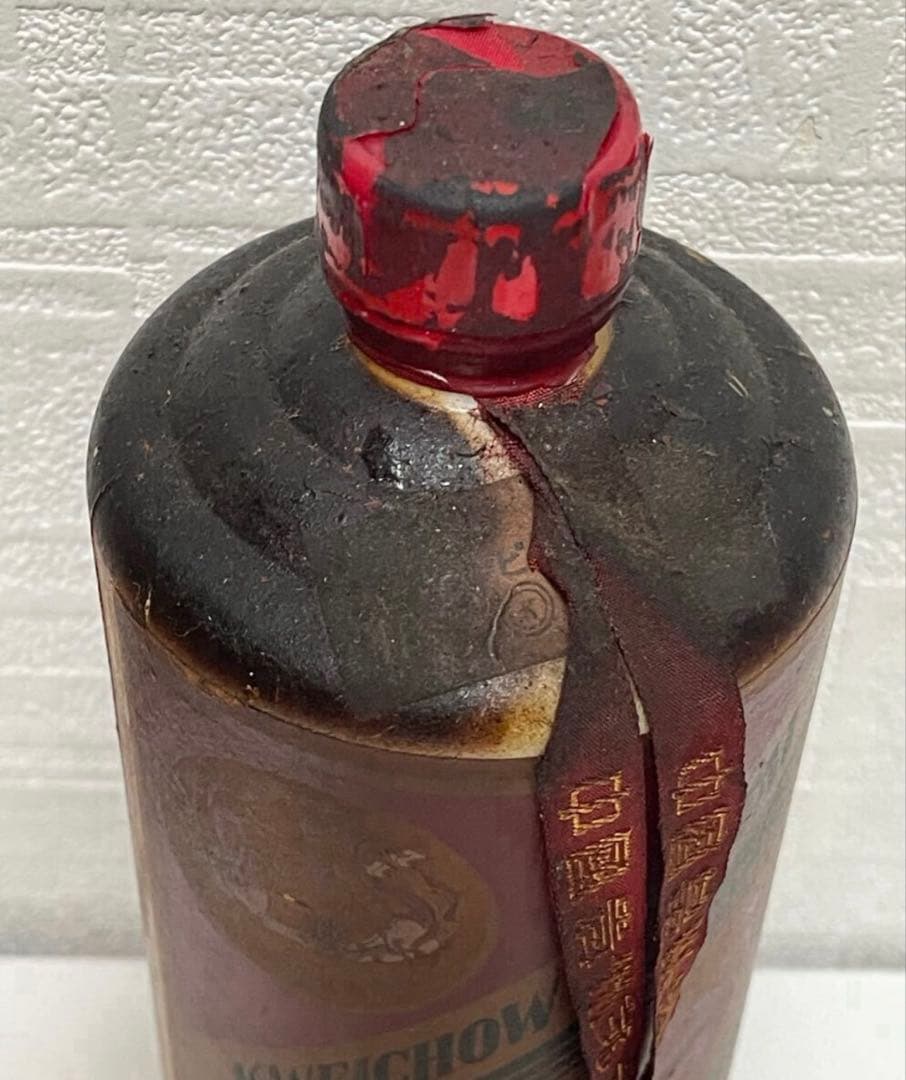 貴州茅台酒 1980年 天女ラベル マオタイ酒 53度 未開栓 重さ1038g