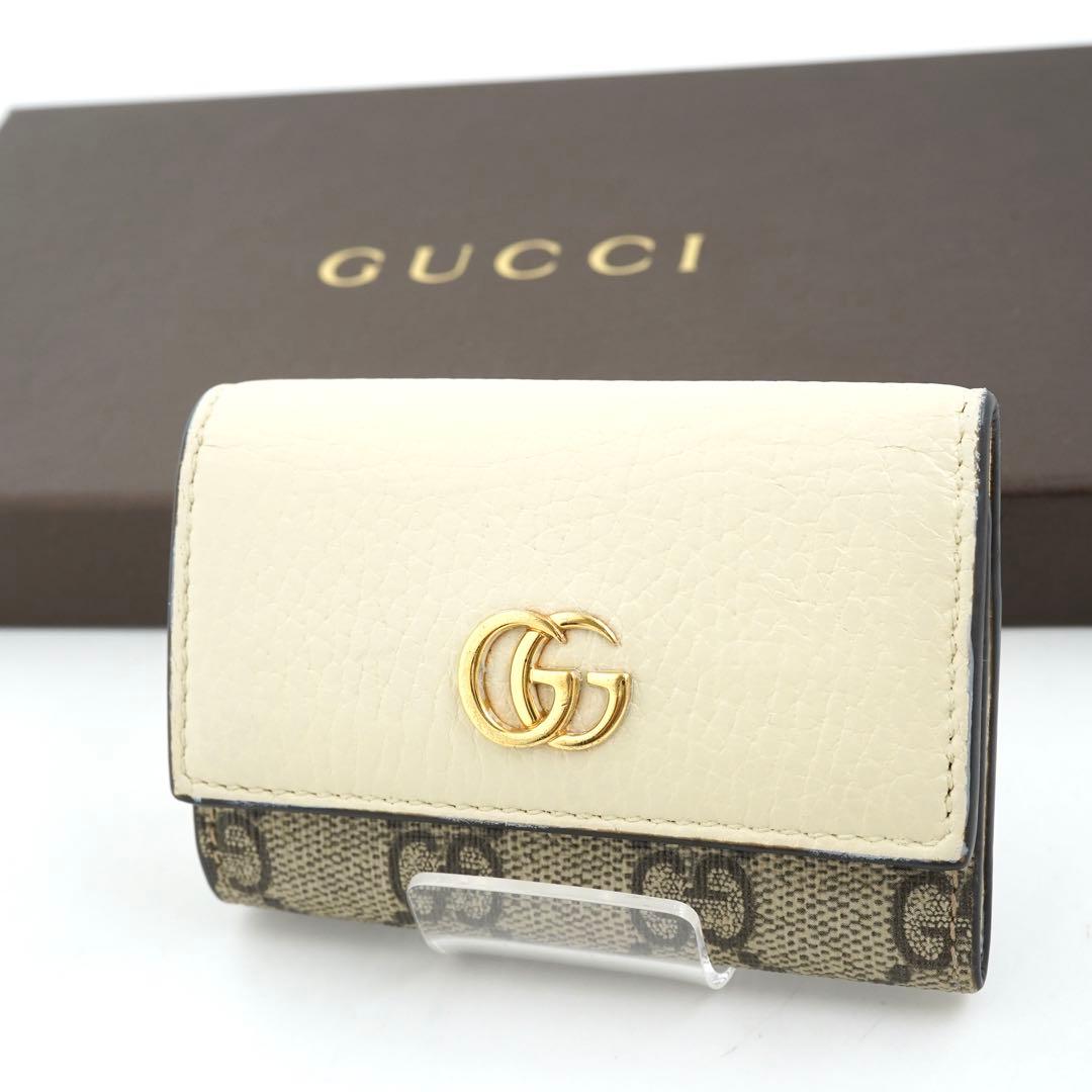 ✨未使用に近い✨　GUCCI キーケース　キーリング　マーモント　6連　GG