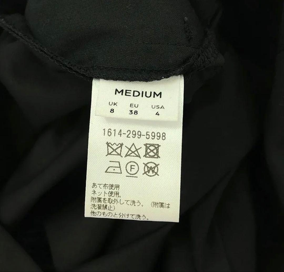 H BEAUTY&YOUTH トロピカル ハイウエスト サスペンダーパンツ M