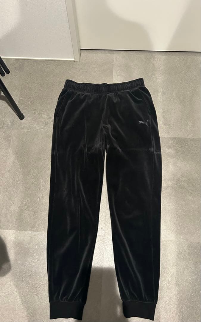 【セットアップ】PUMA ベロア ジャージ 黒