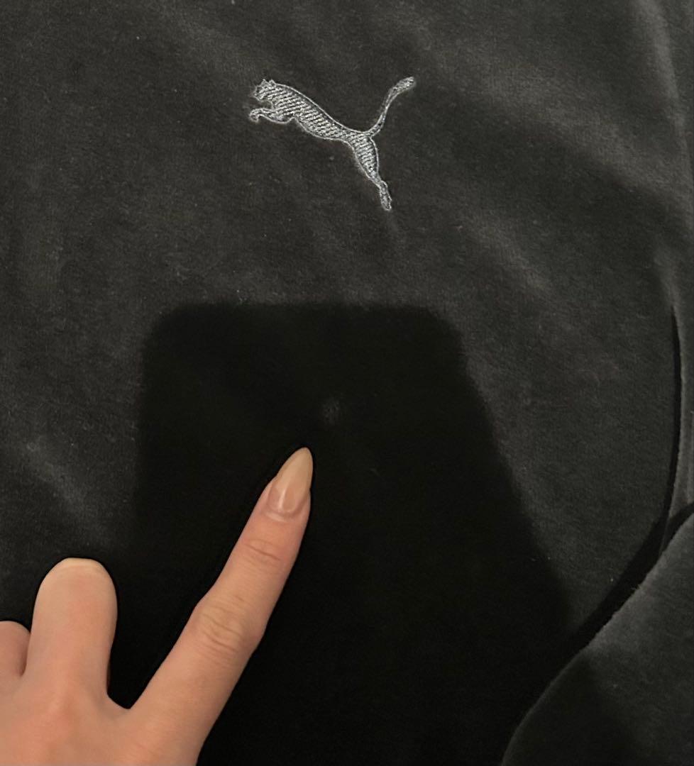 【セットアップ】PUMA ベロア ジャージ 黒