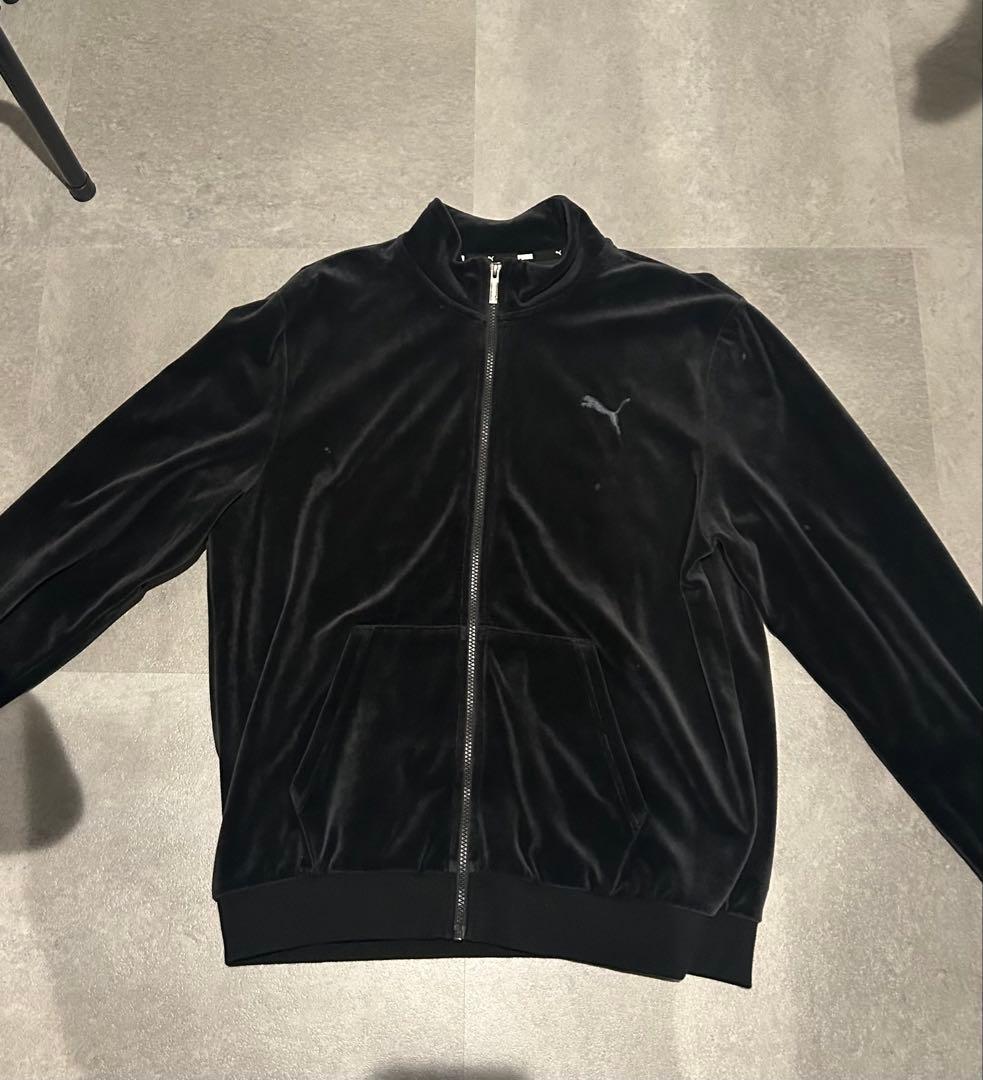 【セットアップ】PUMA ベロア ジャージ 黒