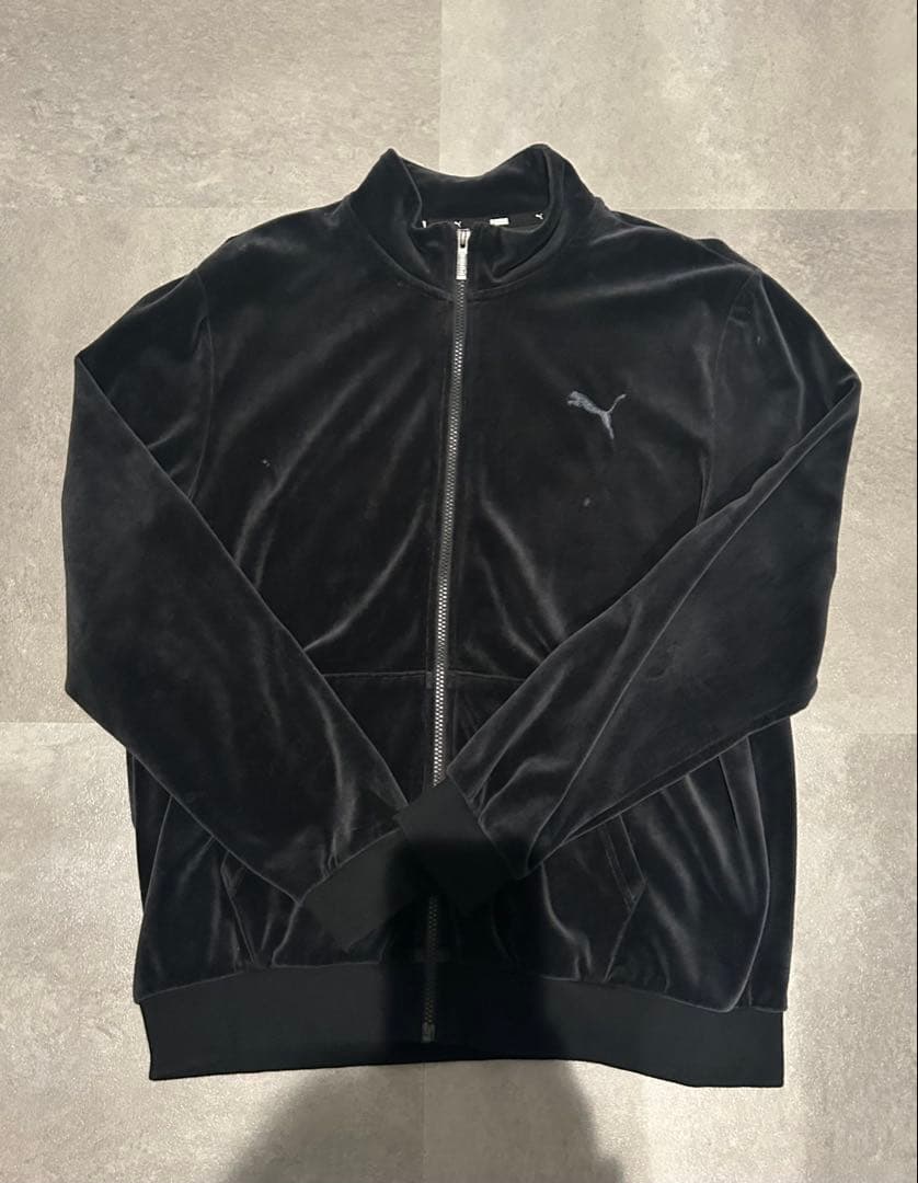 【セットアップ】PUMA ベロア ジャージ 黒