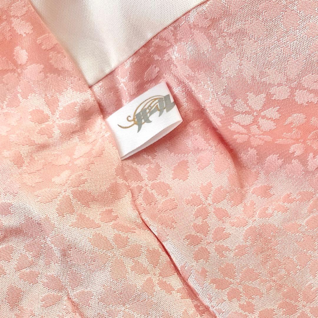 ⭐︎K0812 美品 正絹 振袖 レンタル店放出品 ガード加工 花柄 ピンク 9号