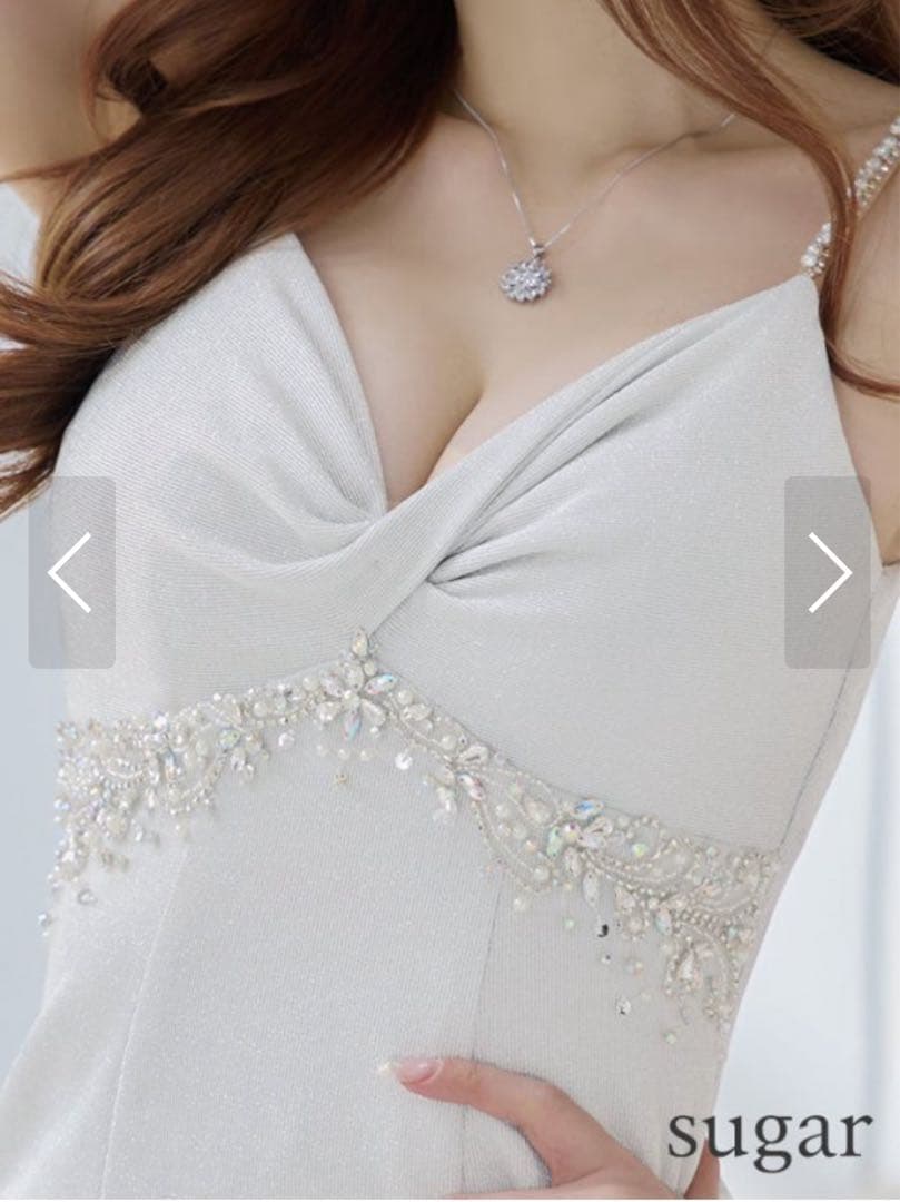 【最終値下げ】Sugar ホワイトタイトフィットミニドレス