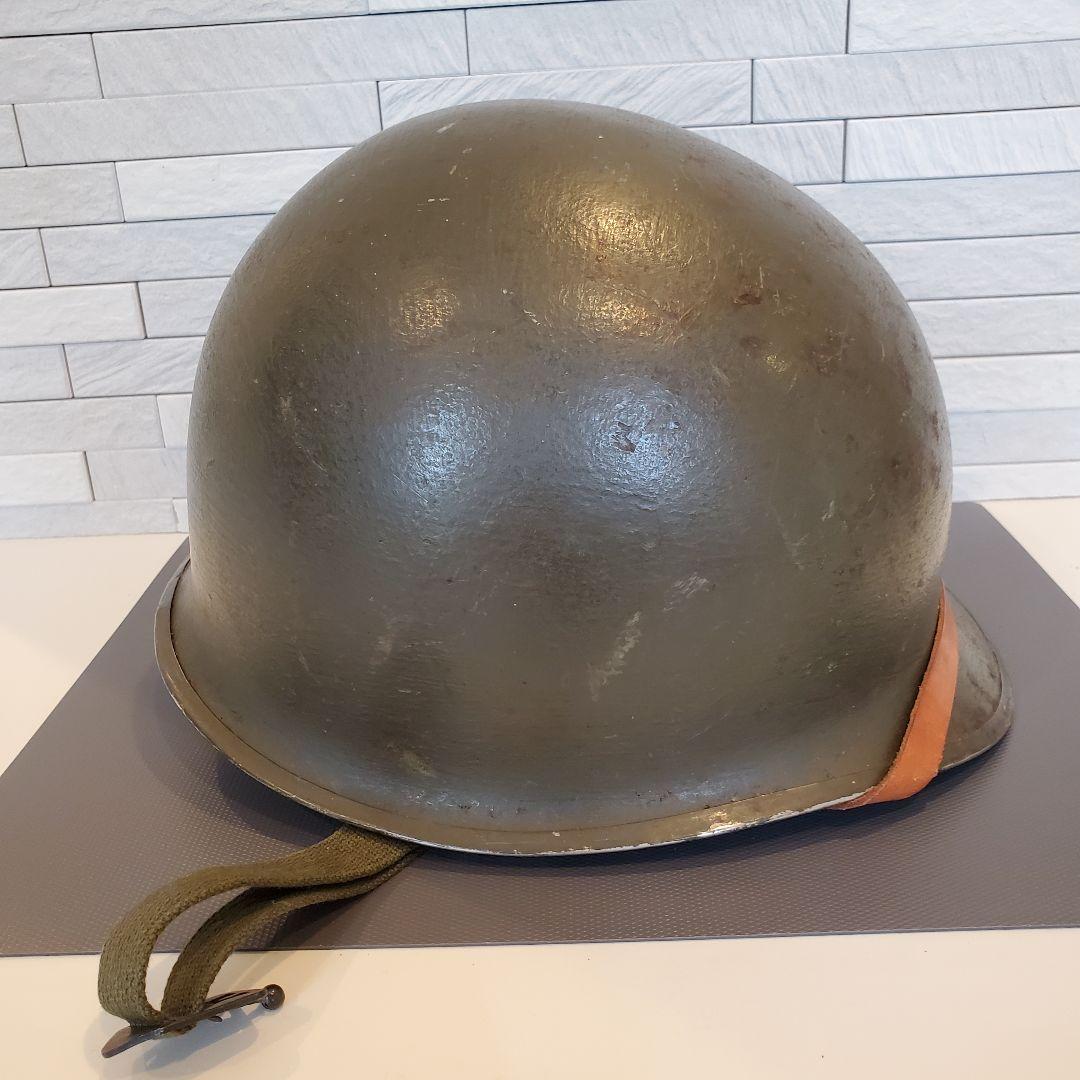 A168 アメリカ軍 ヘルメット錨刻印 鉄帽 M1 M2 海軍 海兵隊 米軍