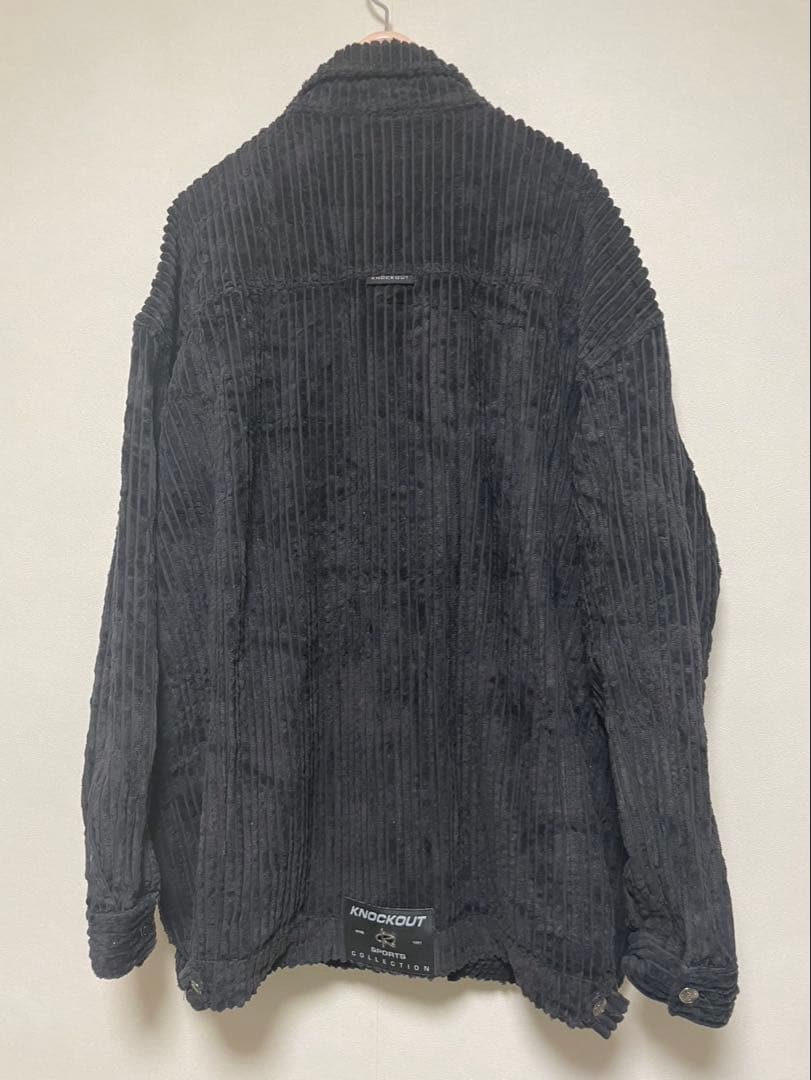 KNOCKOUT ノックアウト セットアップ 黒 コーデュロイ