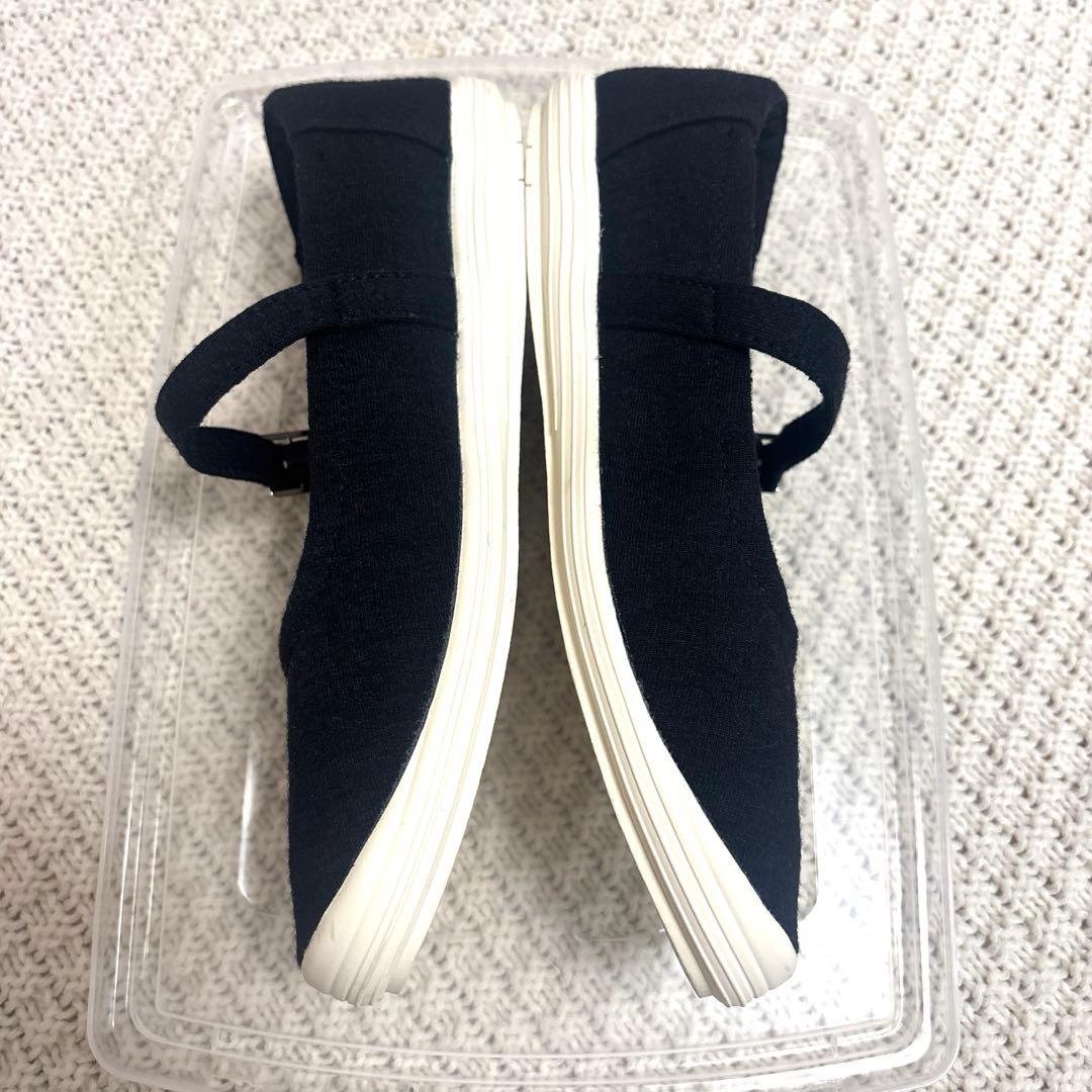 Le Mouton ルムトン スイート フラットシューズ ブラック 24cm