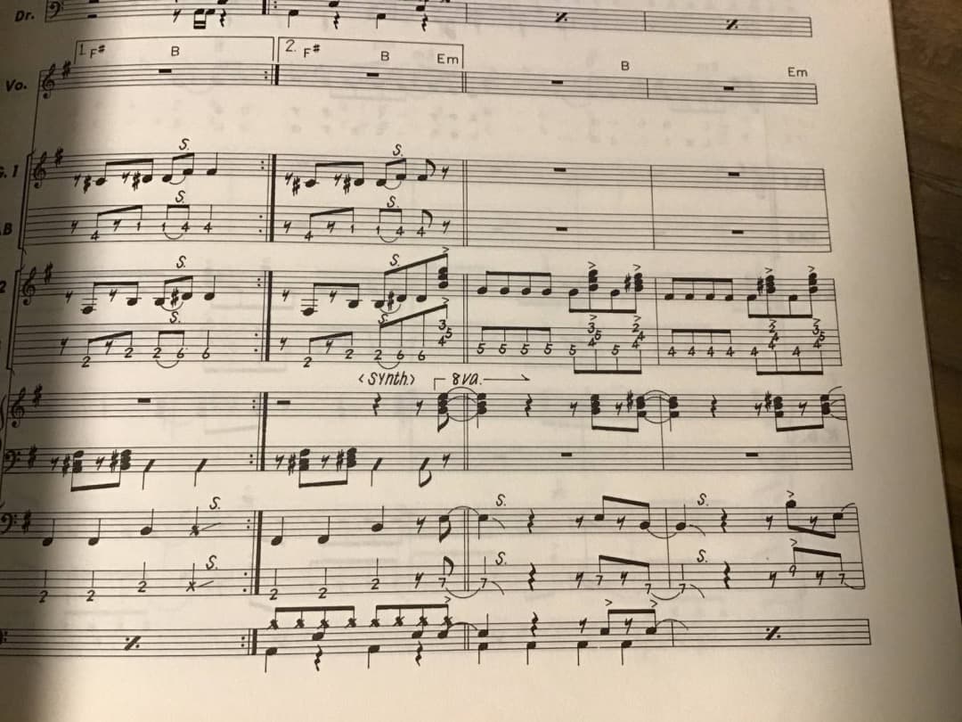 ★楽譜/浜田麻里/レインボードリーム/タブ譜/バンドスコア