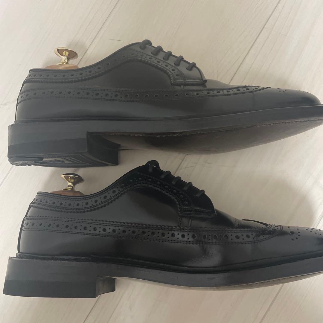 【美品】リーガル　ウイングチップ　2589 ブラック　24.5