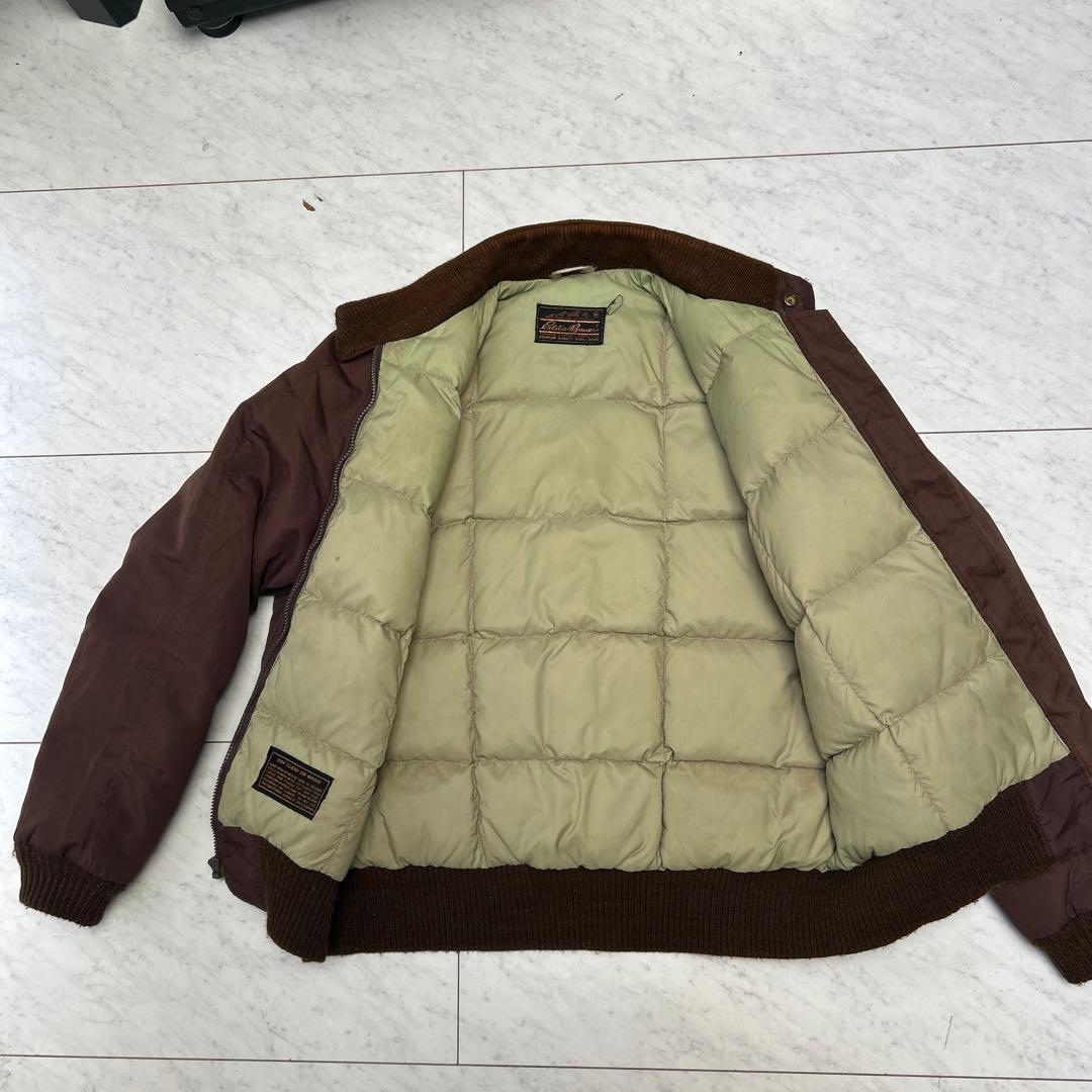 極美品70s~80s Eddie Bauer 黒タグ グースダウンジャケット