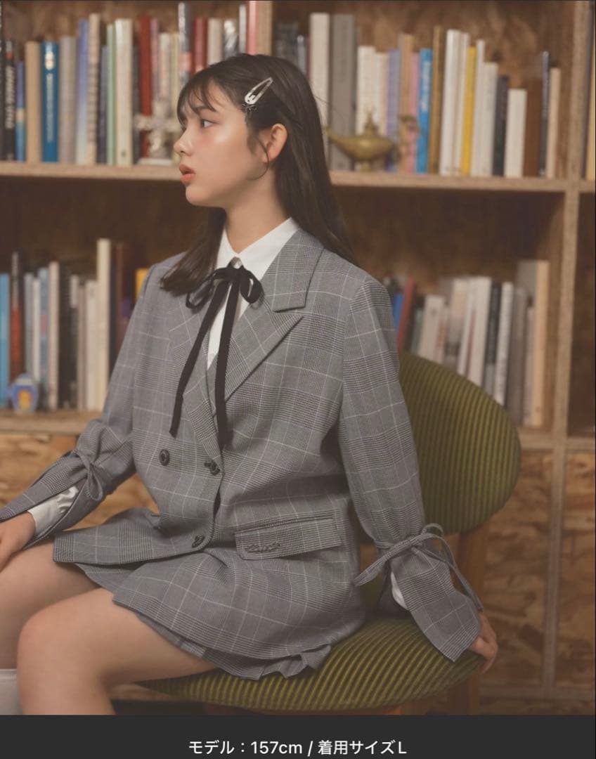 レピピアルマリオ グレンチェック上下セット Lサイズ新品