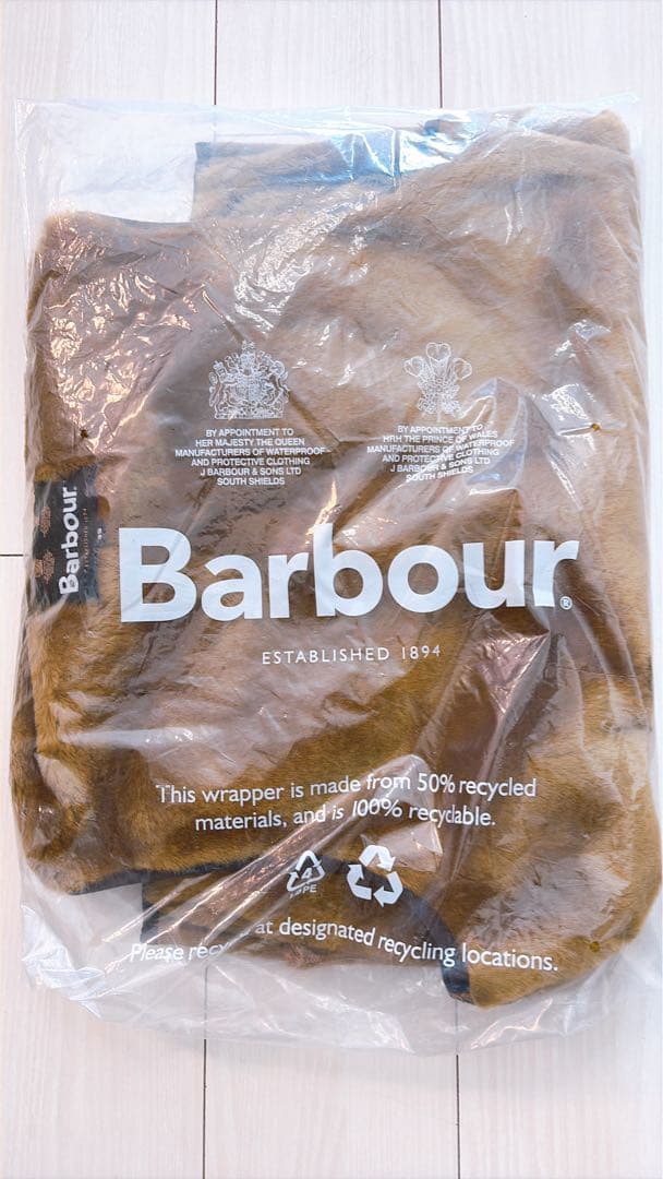 【未使用に近い】Barbour ライナー 38 2ワラント