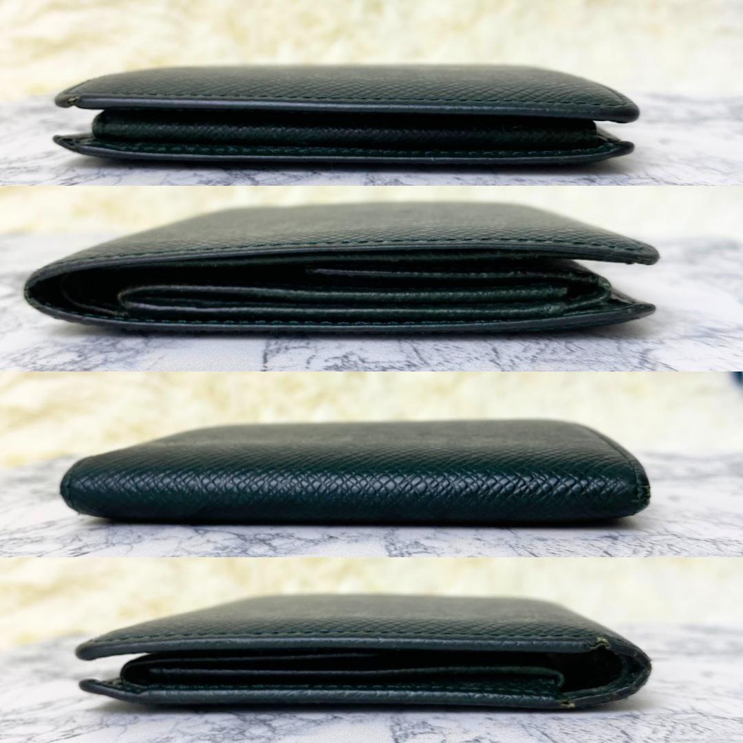 LOUIS VUITTON ルイヴィトン　タイガ　二つ折り財布　グリーン系