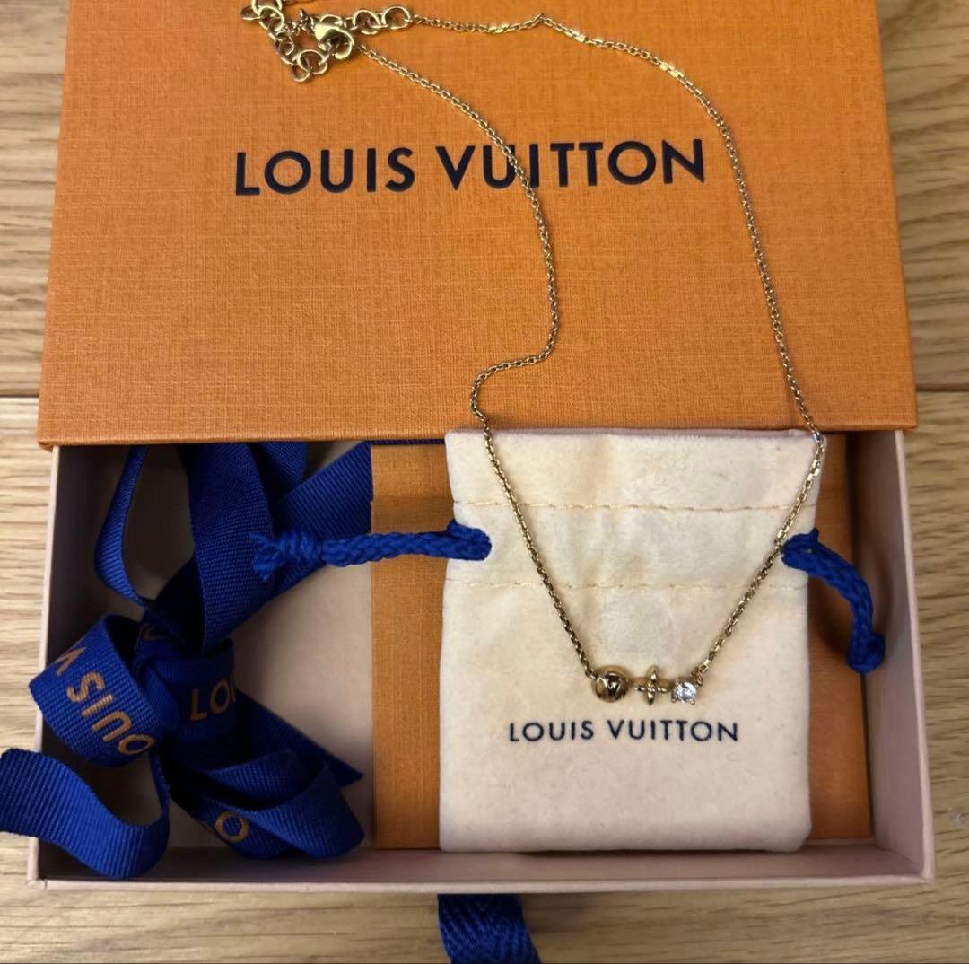 LOUIS VUITTON ゴールドビーズネックレス