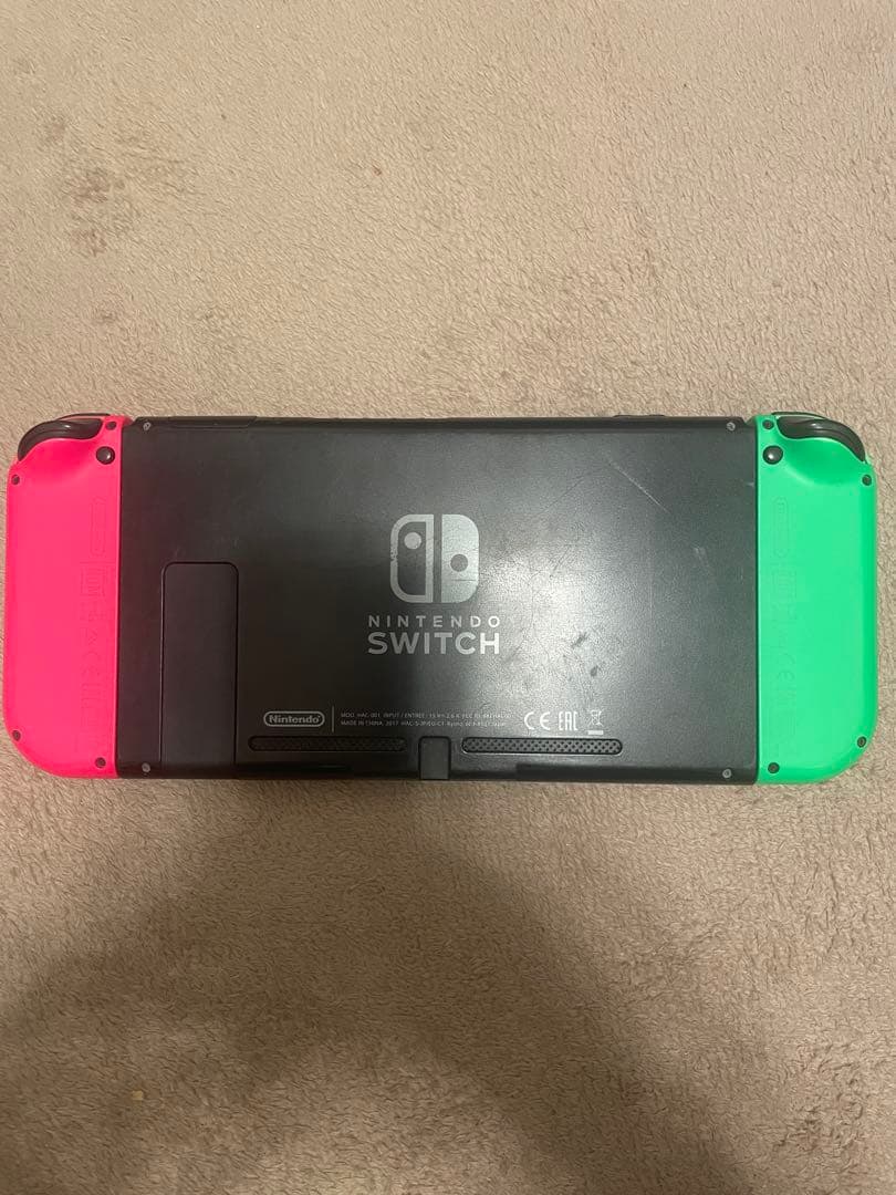 e*★様 Nintendo Switch 本体 グリーンとピンクジョイコン(箱無