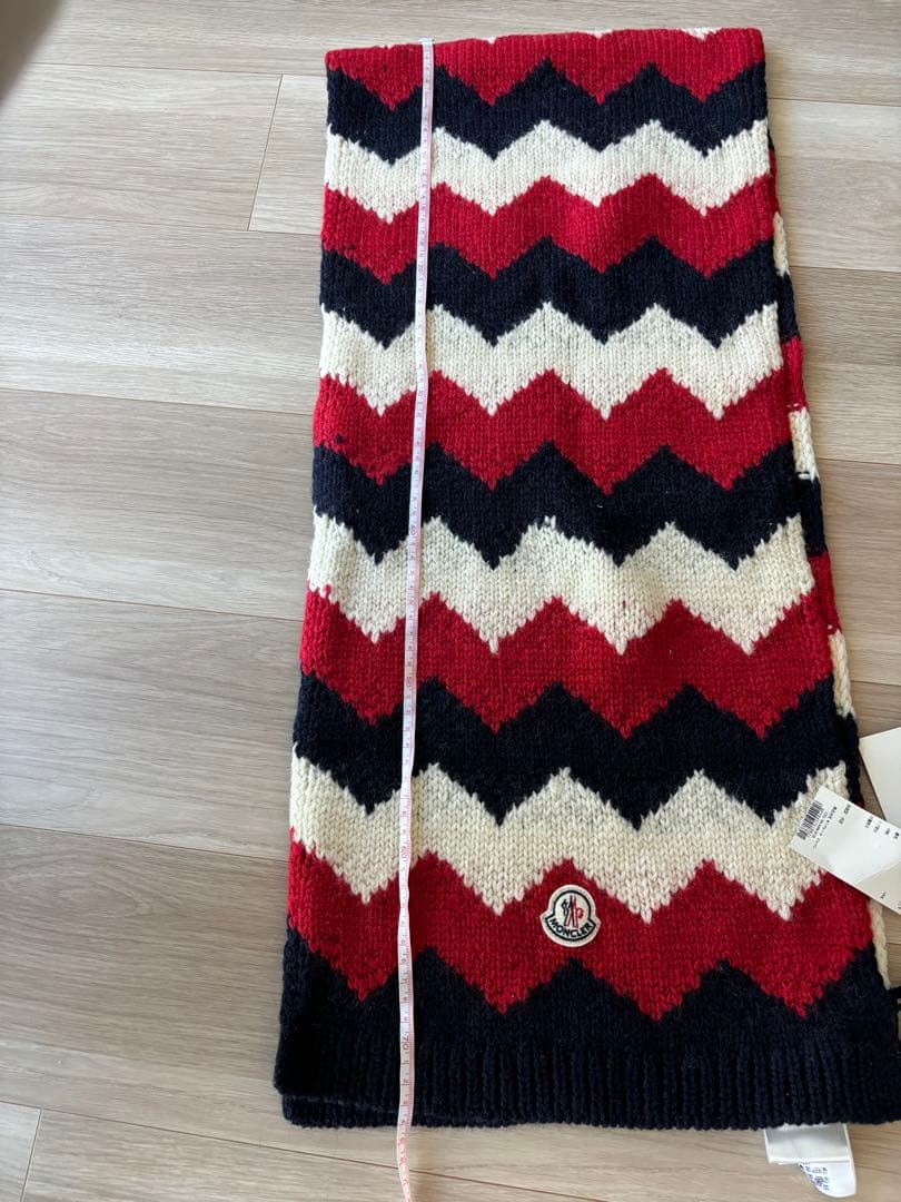 MONCLER マフラー 黒　モンクレール