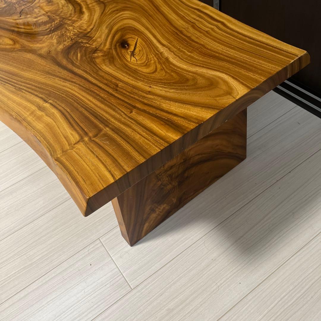 レグナテック KIWA CRAFT 楠/クス　1枚板　座卓　ローテーブル　一枚板