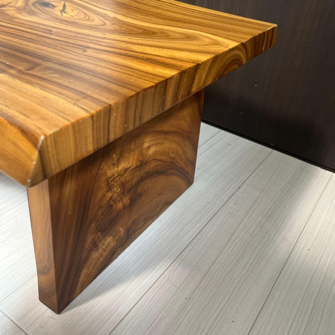 レグナテック KIWA CRAFT 楠/クス　1枚板　座卓　ローテーブル　一枚板