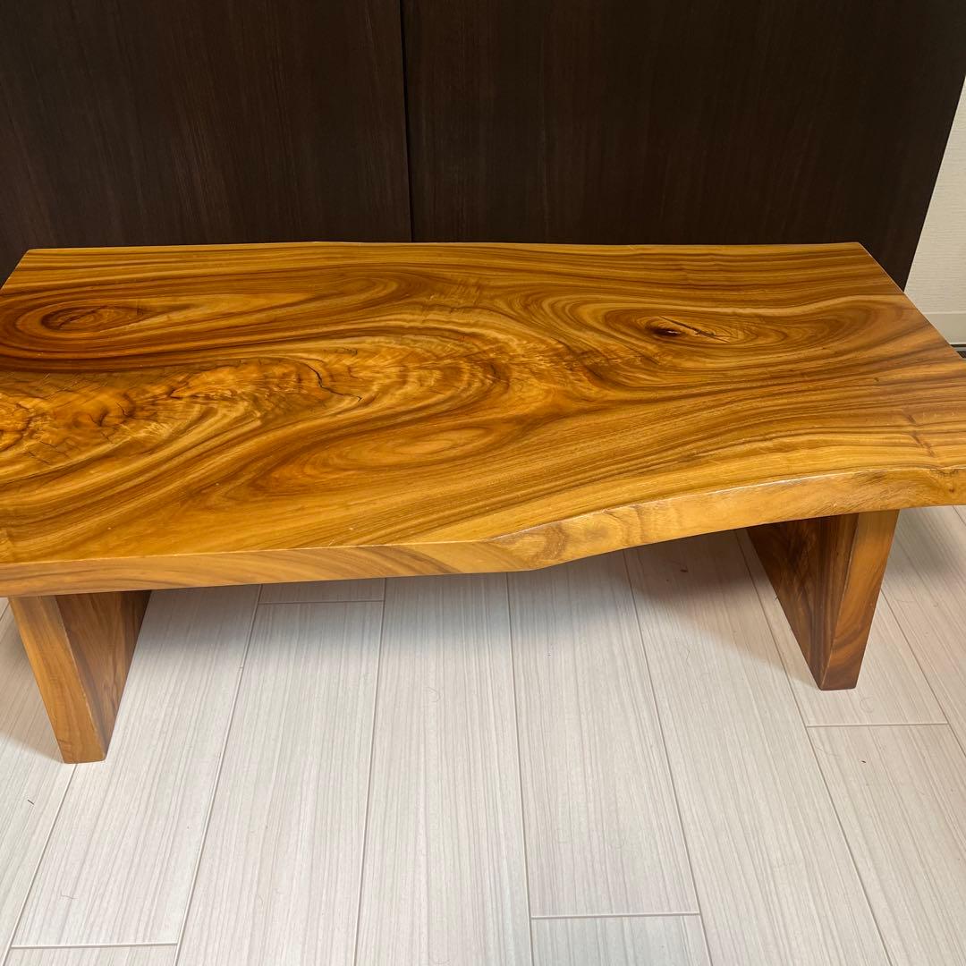 レグナテック KIWA CRAFT 楠/クス　1枚板　座卓　ローテーブル　一枚板