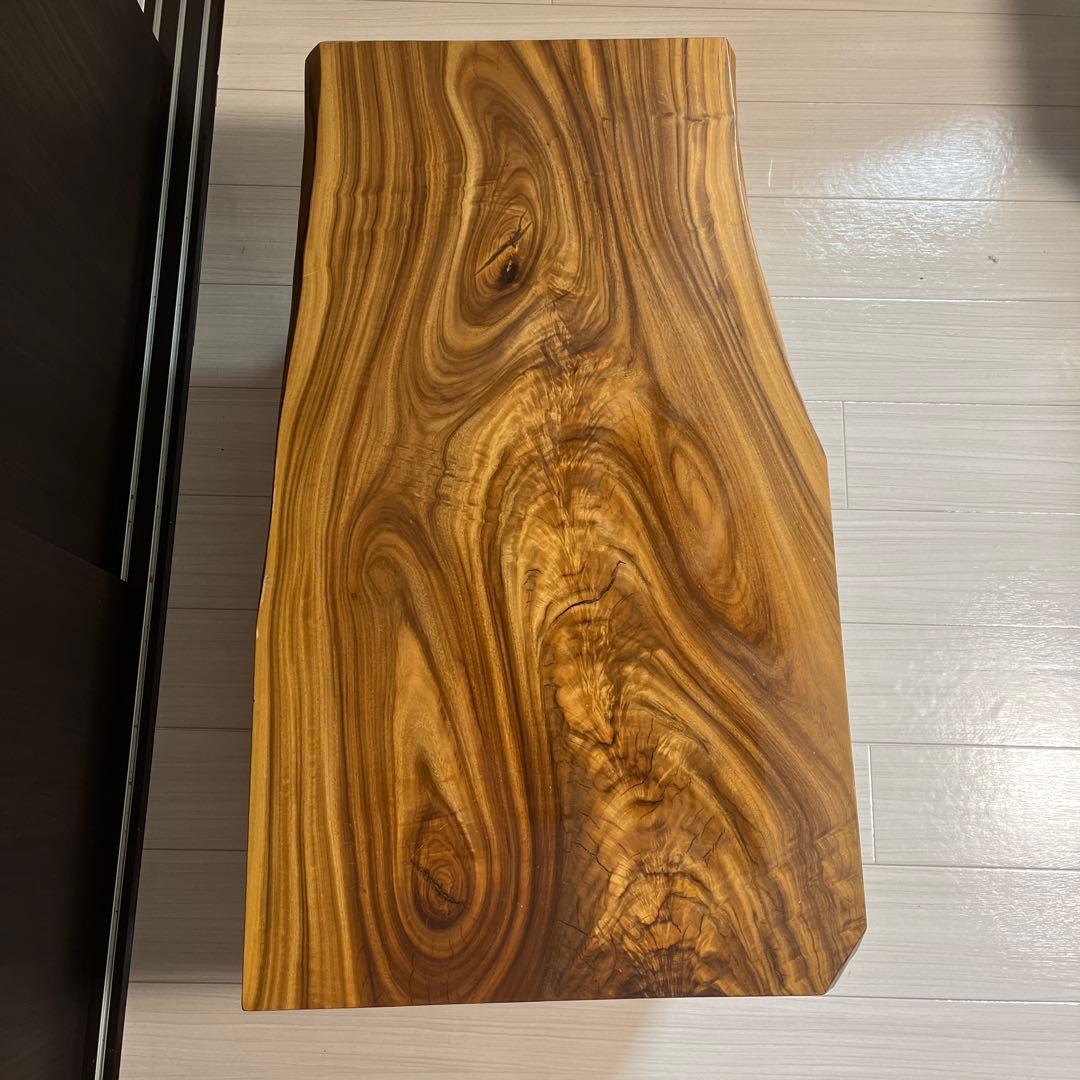 レグナテック KIWA CRAFT 楠/クス　1枚板　座卓　ローテーブル　一枚板