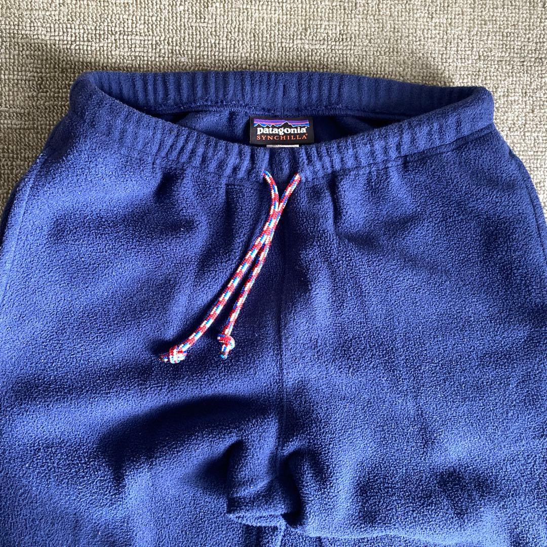 patagoniパタゴニアSynchillaXSシンチラスナップTパンツネイビー