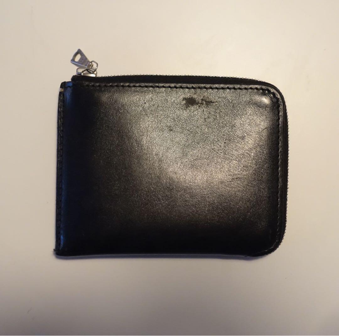専用 マーガレットハウエル 黒いレザー財布 コンパクト