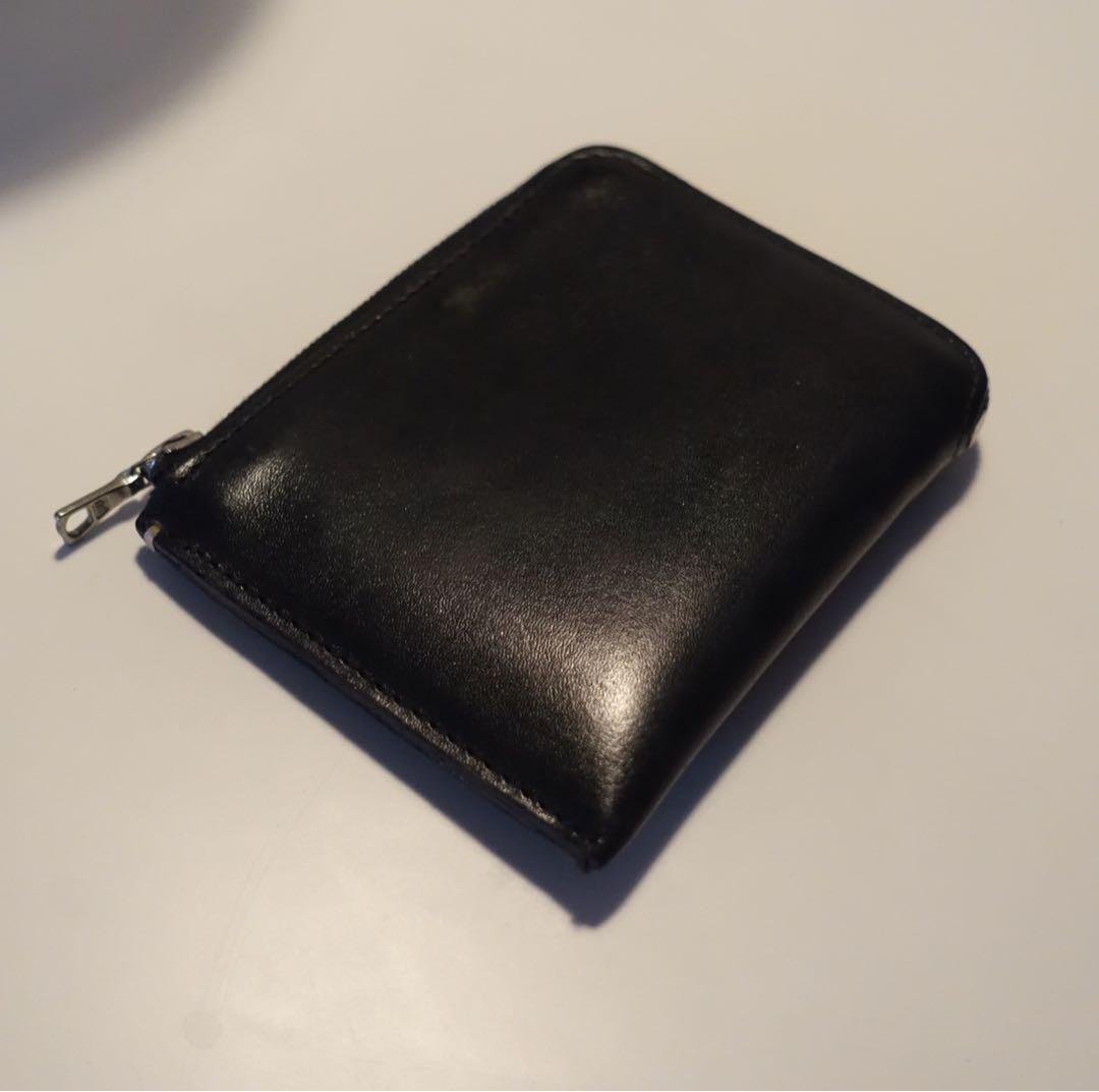 専用 マーガレットハウエル 黒いレザー財布 コンパクト