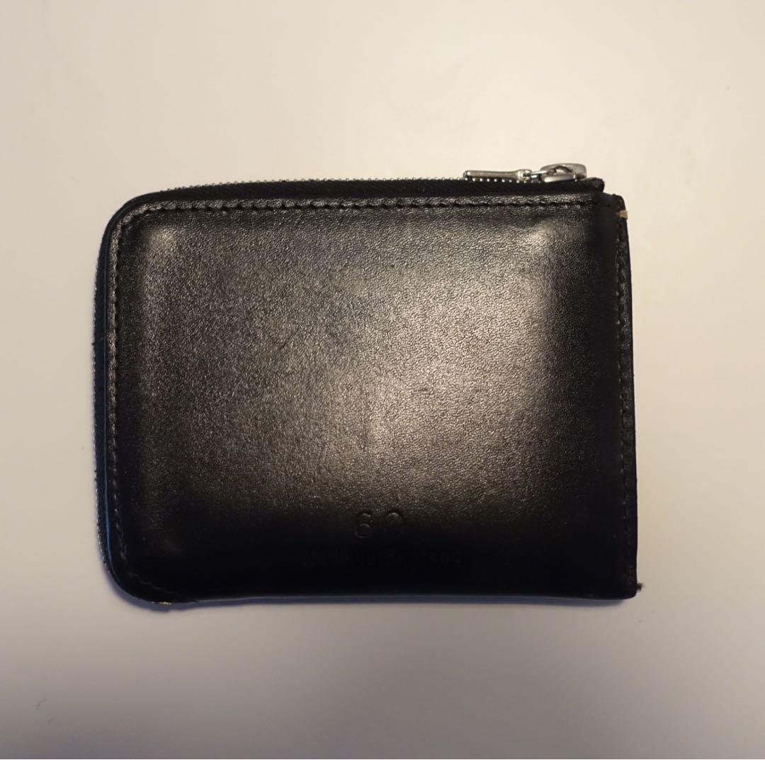 専用 マーガレットハウエル 黒いレザー財布 コンパクト