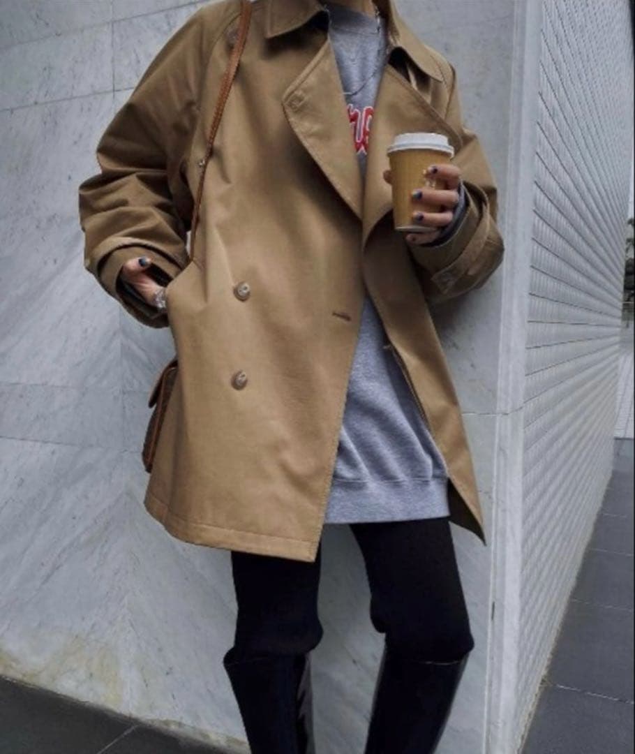 新品★ MANTECO CLASSY TRENCH JACKET