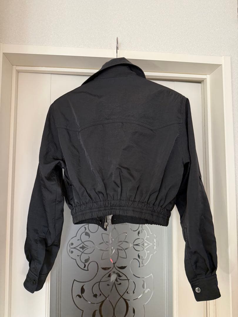 韓国ブランド RECTO クロップドジャケット S ブラック