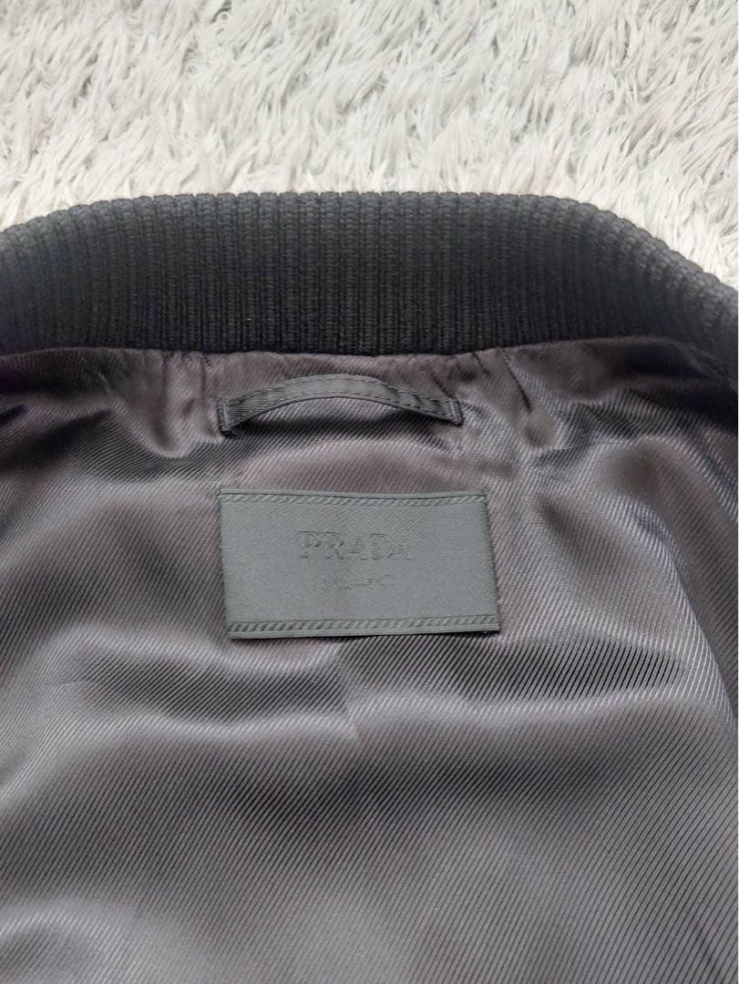 PRADAプラダ ブルゾン ボンバージャケット SGH038 MA1 サイズ52