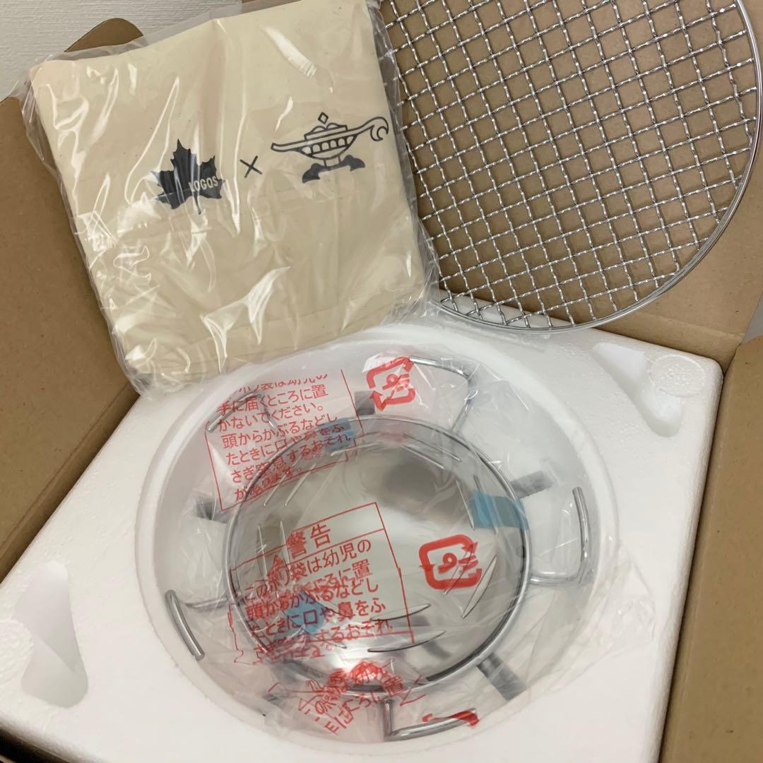 ロゴス×センゴクアラジン ポータブルガスカセットコンロ ヒバリン キャンプ 登山