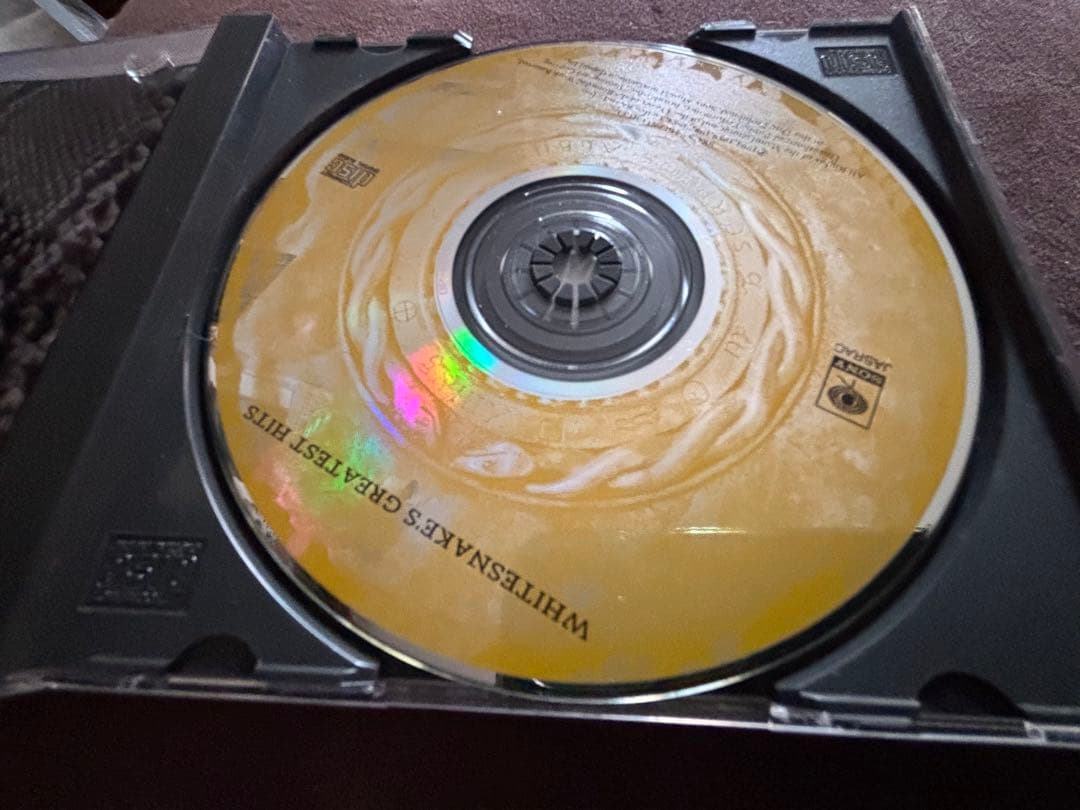 デイヴィッド・カヴァデールとスティーヴ・ヴァイ　サインcd whitesnake