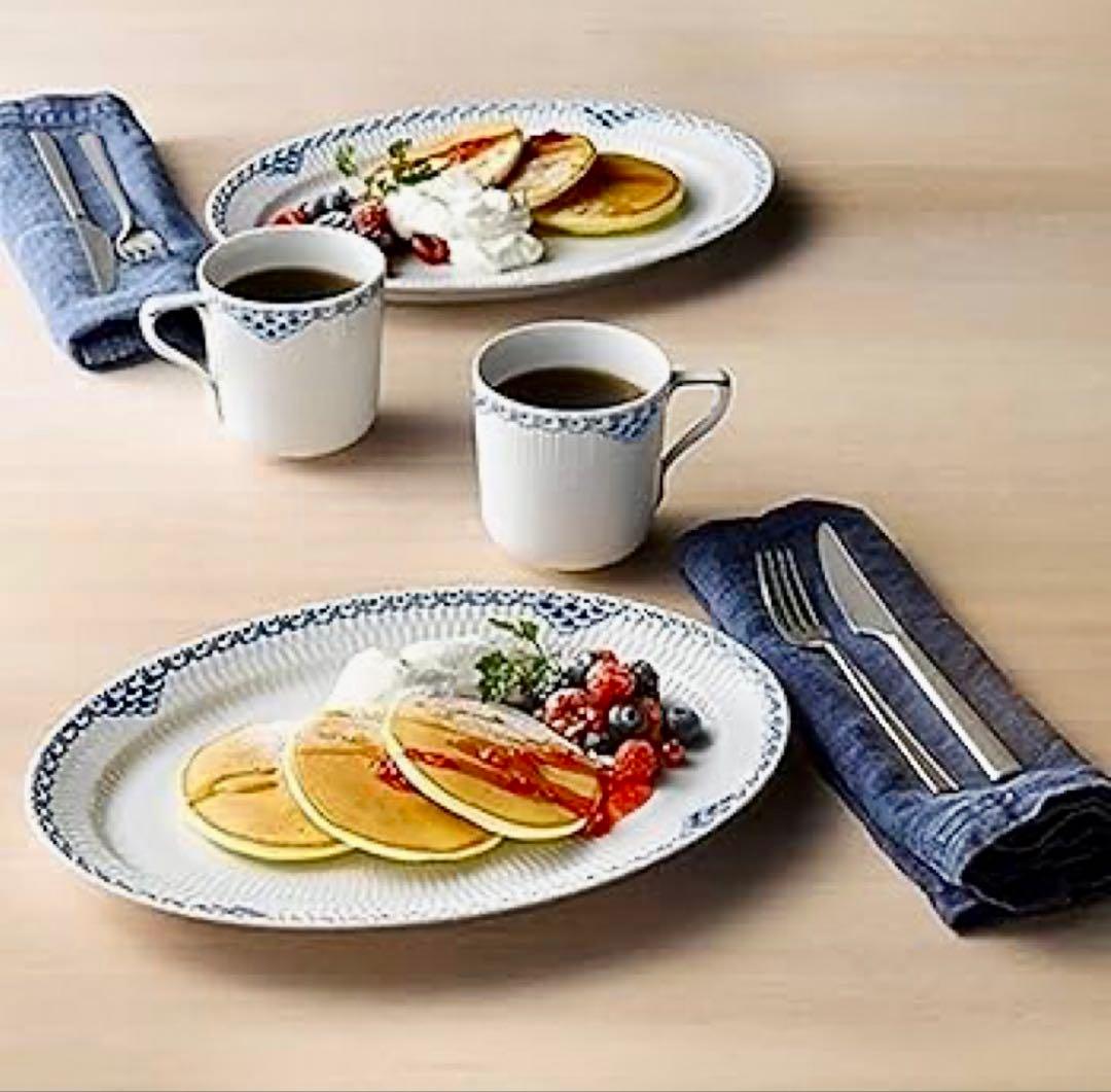 ロイヤルコペンハーゲン　プリンセスオーバルディッシュ28cm×2枚　未開封