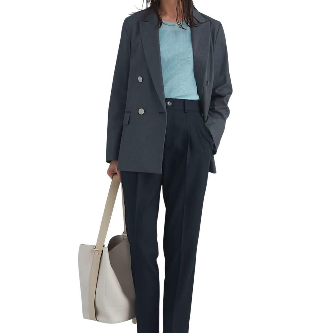 完売品 グリーンレーベルリラクジング シャンブレー ダブル ジャケット38