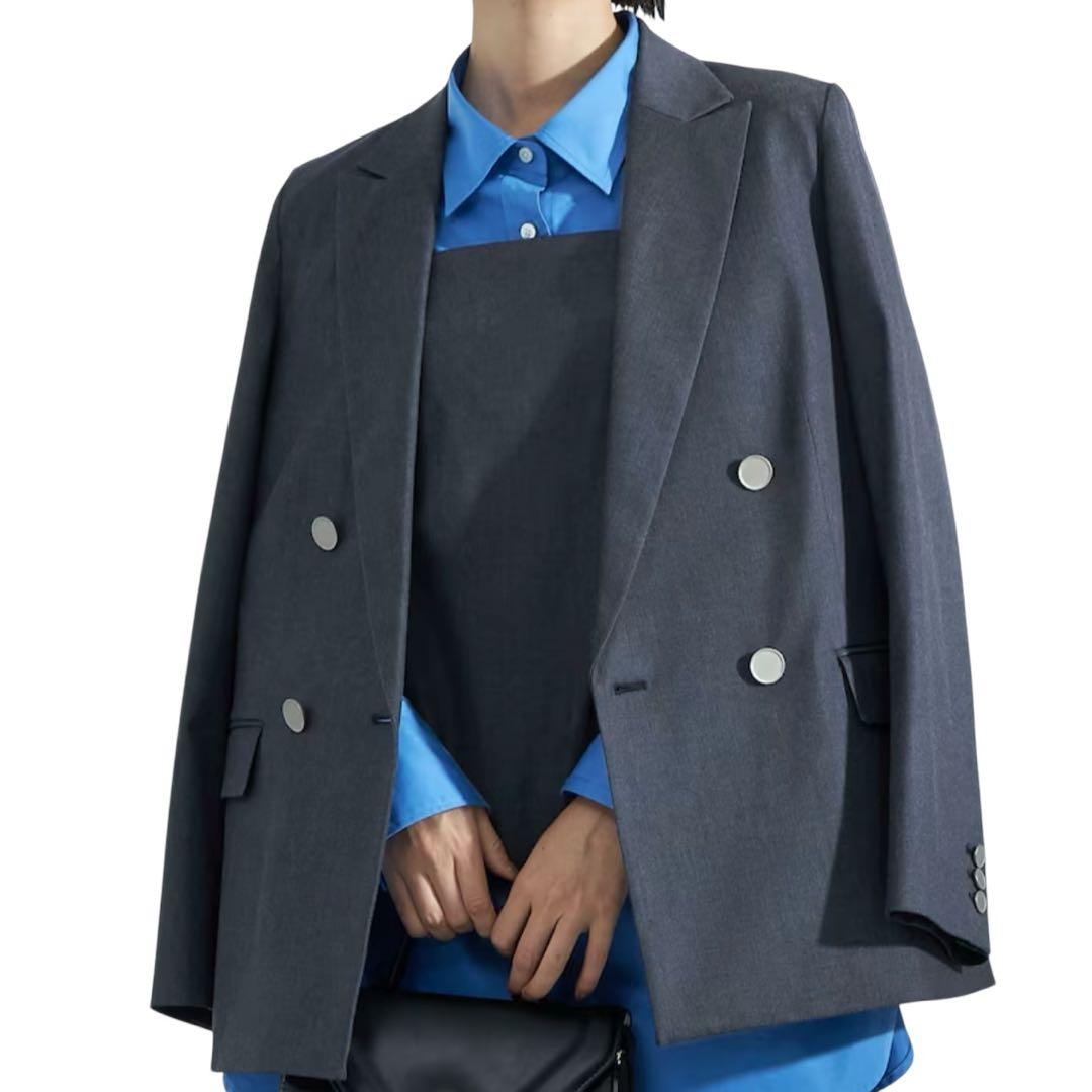 完売品 グリーンレーベルリラクジング シャンブレー ダブル ジャケット38