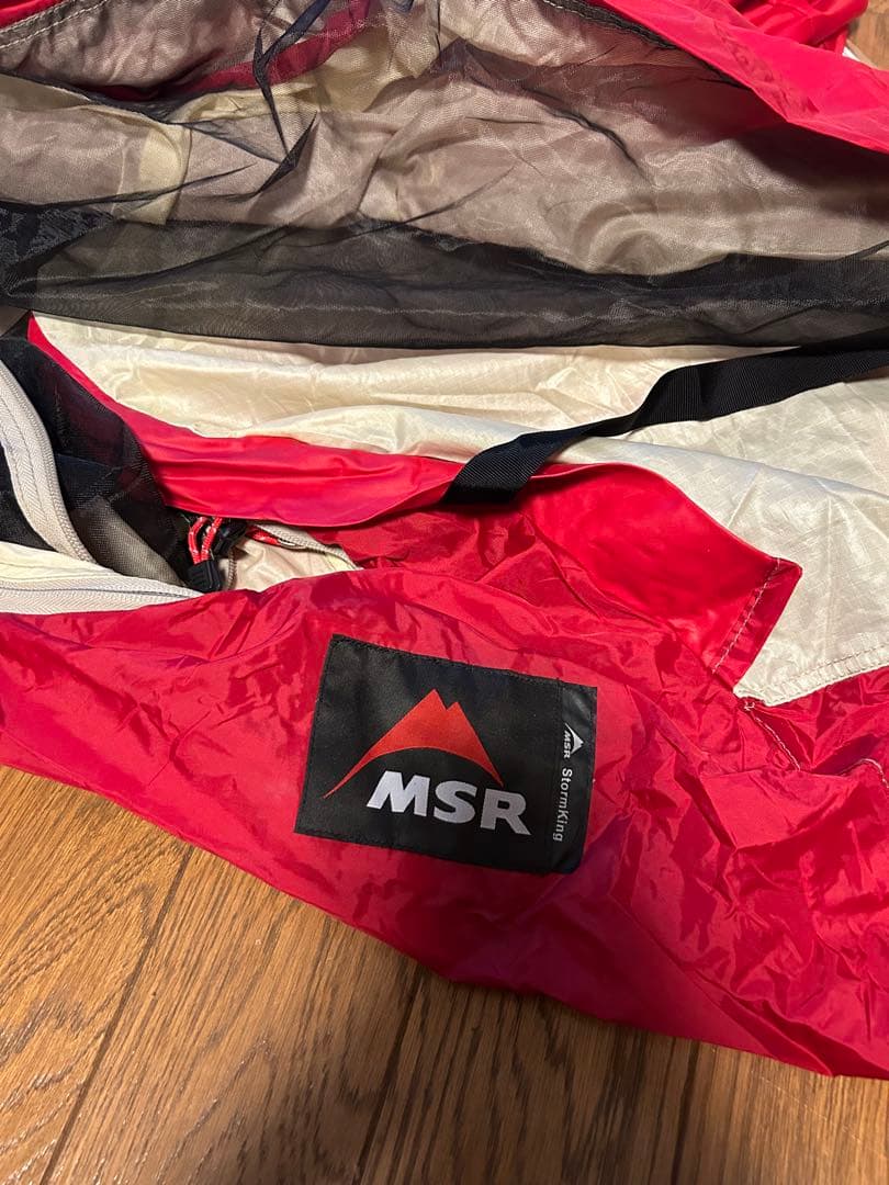 MSRストームキング　タンカラー　フットプリント付き　クリーニング　シーム張替済