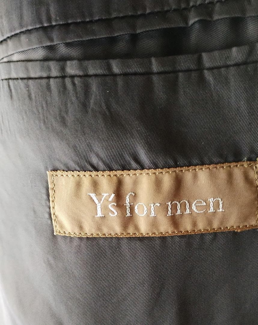 Y's for men スーツ（黒／麻・レーヨン）メンズMサイズ