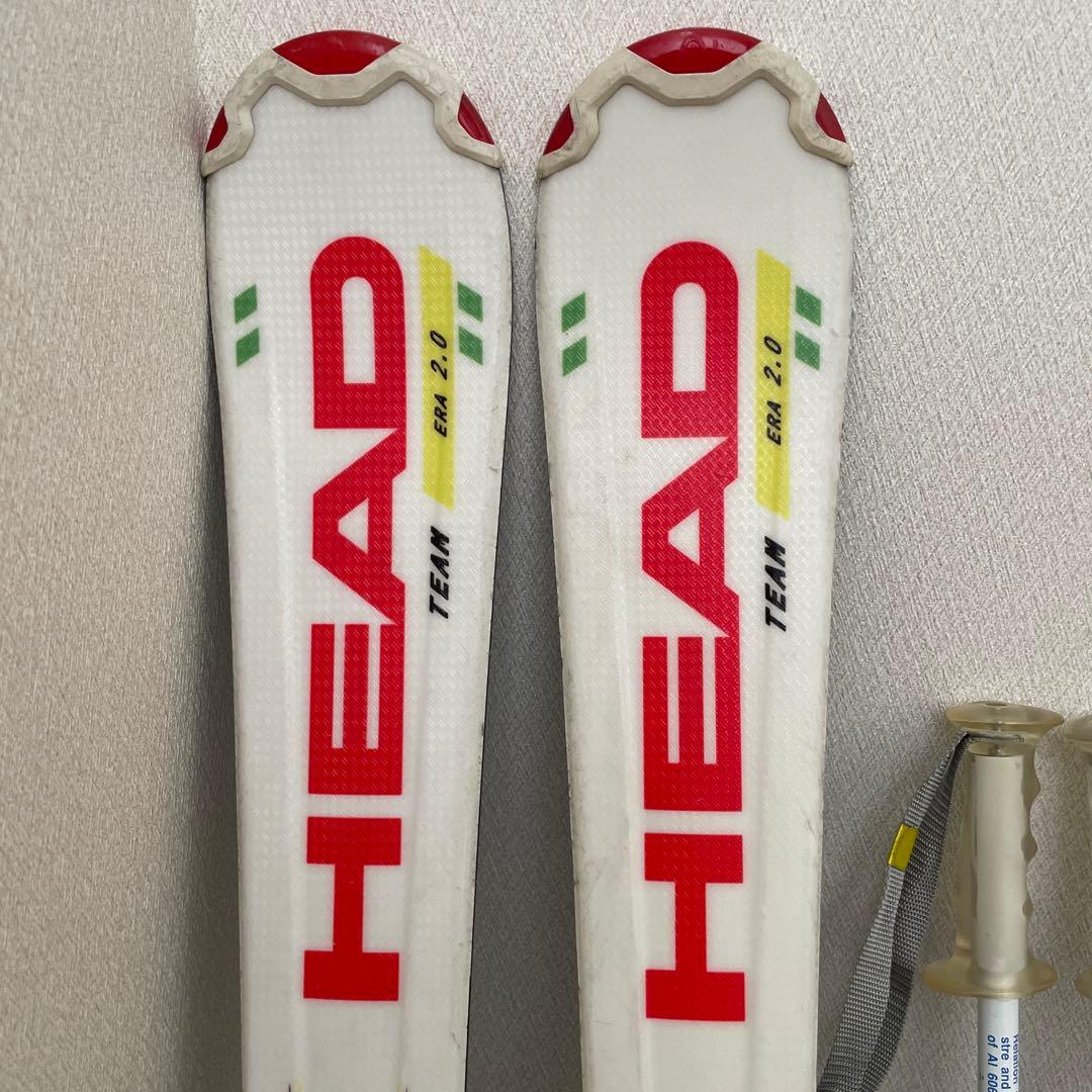 HEAD SUPERSHAPE TEAM ジュニアスキー 117cm セット