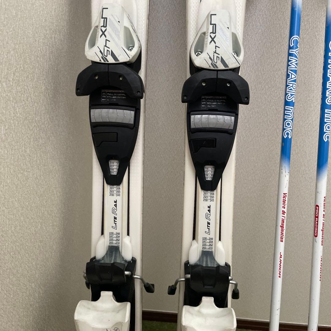 HEAD SUPERSHAPE TEAM ジュニアスキー 117cm セット