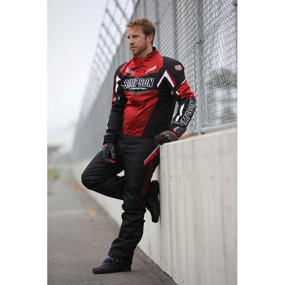 SIMPSON オーバーパンツ　レッド