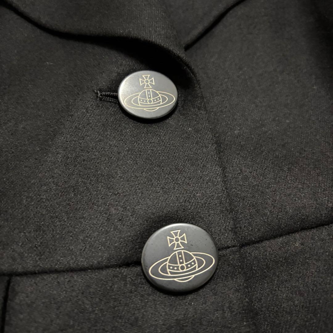 極美品　ヴィヴィアンウエストウッド　ラブジャケット　ウール　オーブボタン　ロゴ