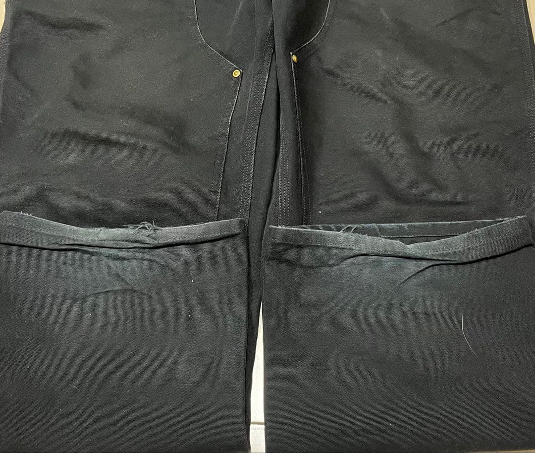 90s Carhartt ダブルニー　ペインターパンツ　ブラック　W36 XL