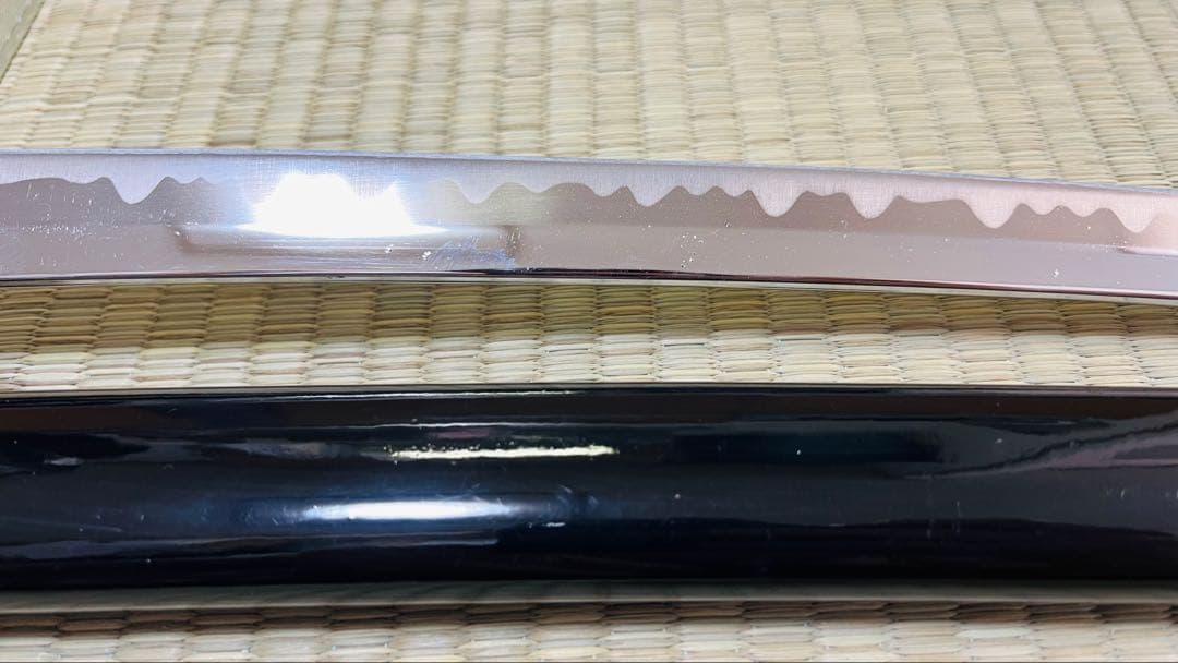 模造刀 大小2振りセット 螺鈿桜花 雲龍拵え 大切っ先 三本杉 250617-5