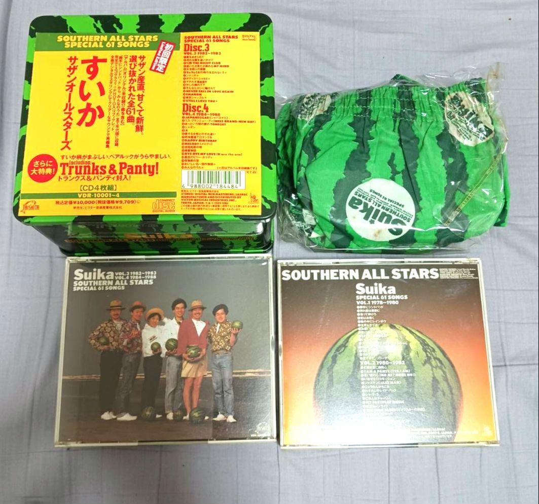​【極美品・缶/CD】サザンオールスターズ 限定盤「すいか」CD4枚組 特典付き
