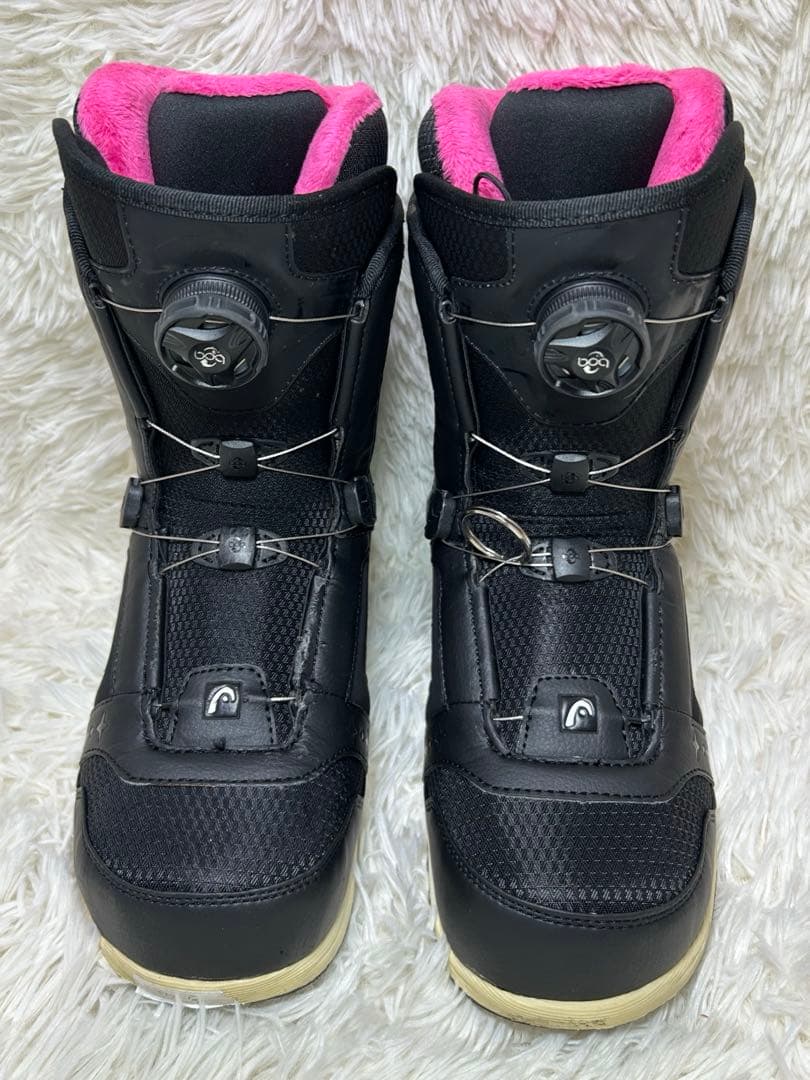 head BOA スノーボードブーツ 24.5cm ブラックピンク