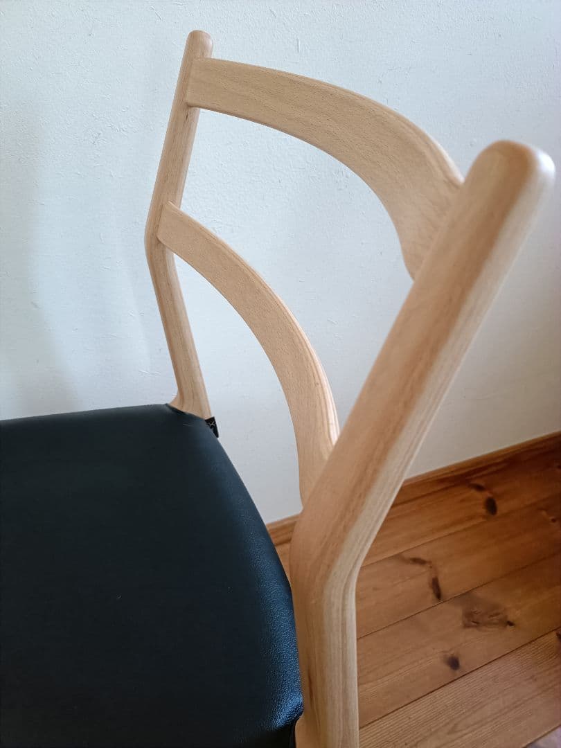 【美品】天童木工　ダイニングチェア　インパラチェア　T-5513WB-NT　①